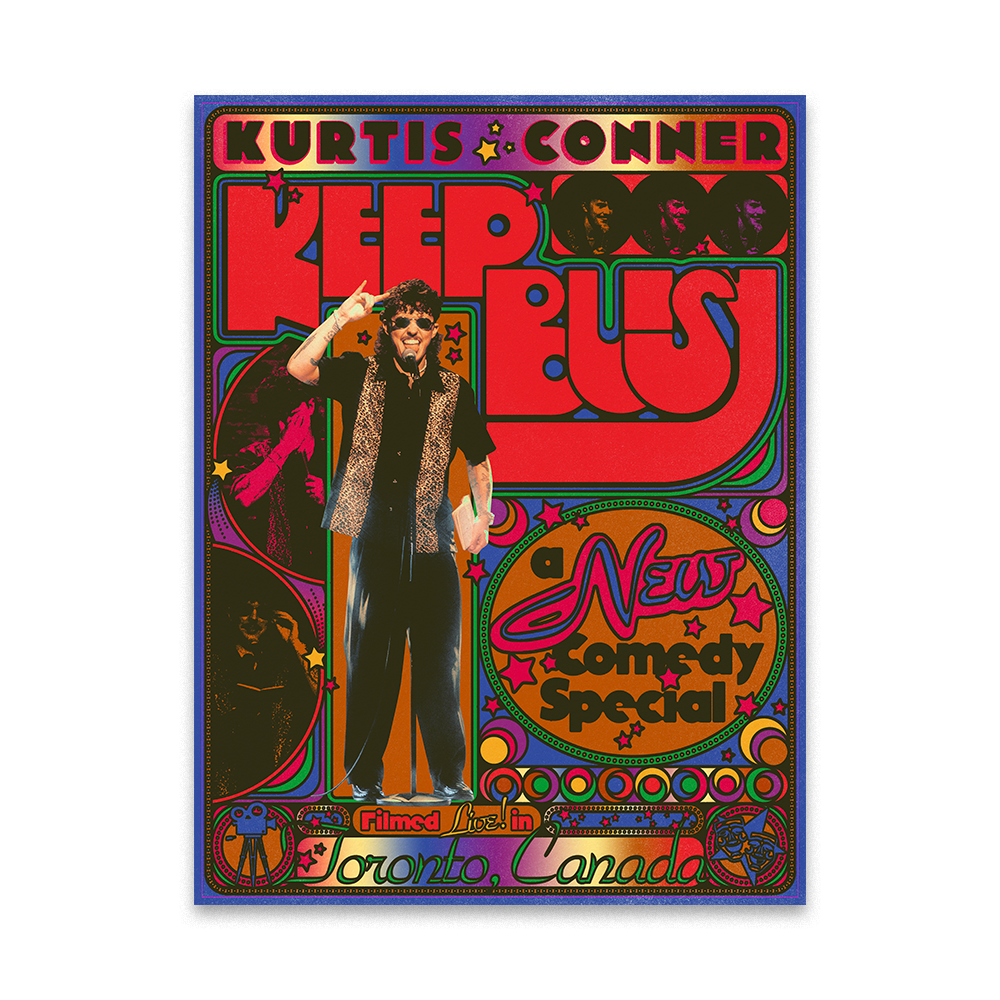 Keep Busy Comedy Special Signed Poster