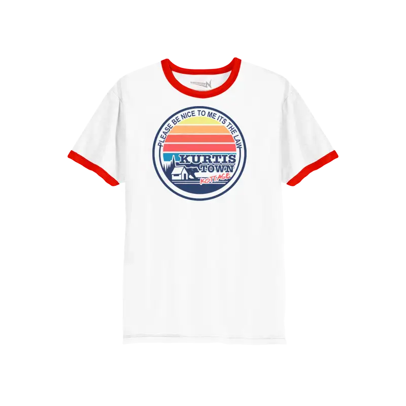 Kurtistown Kottage Red/White Ringer Tee - T-Shirt