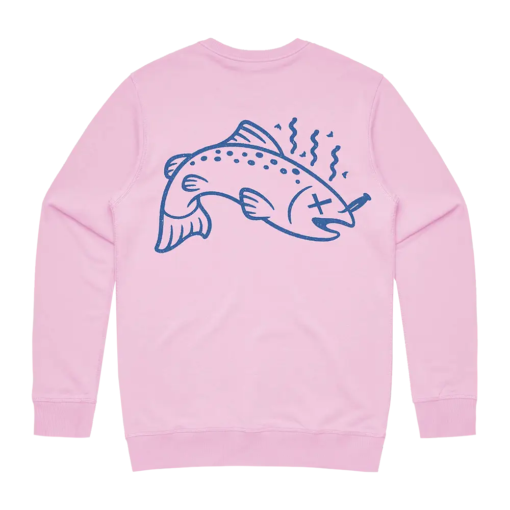 Making It Stinky Light Pink Crewneck