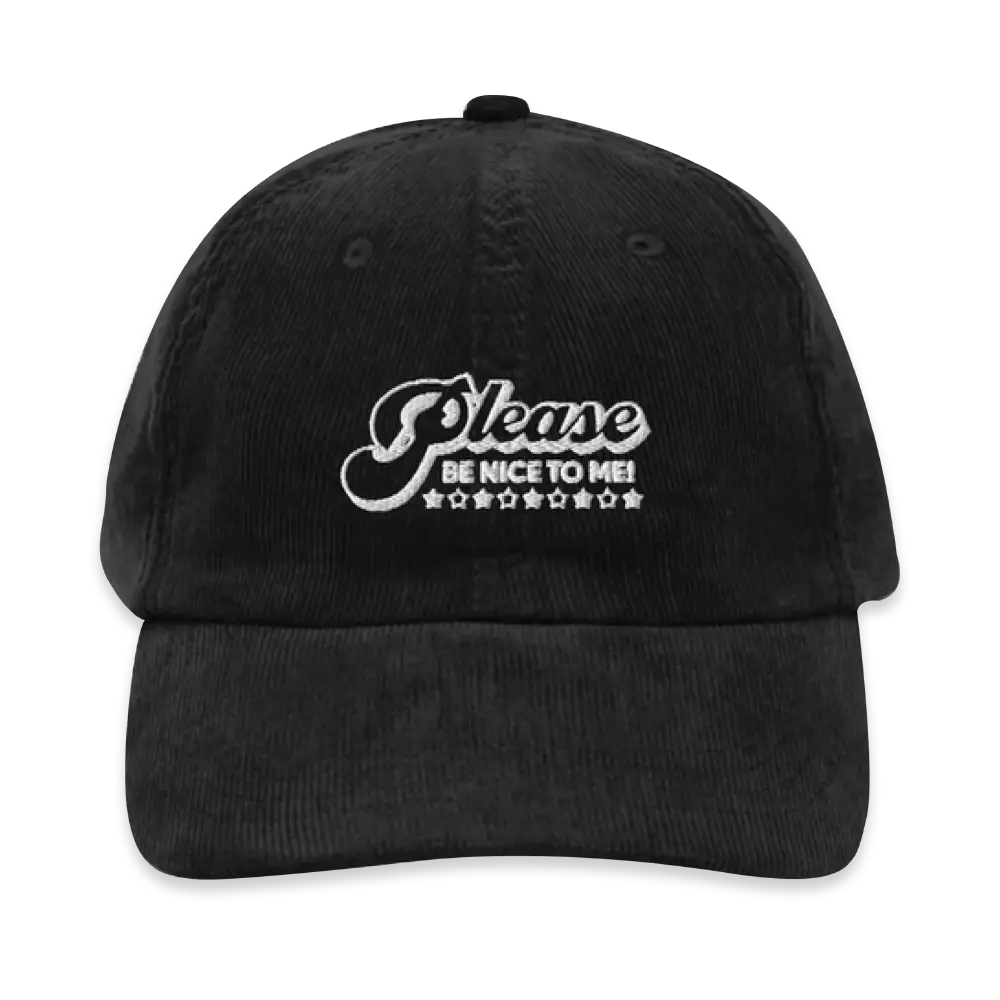 PBNTM Corduroy Black Hat