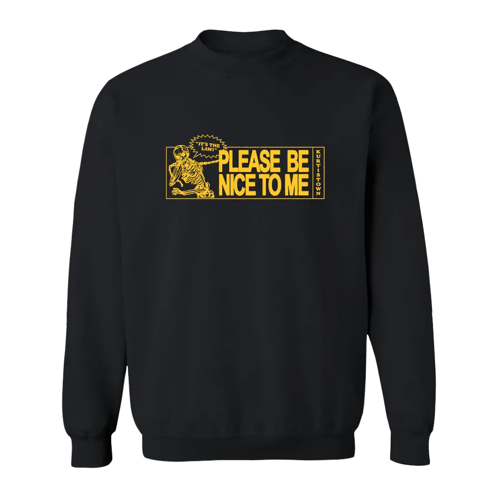 PBNTM Skeleton Black Crewneck