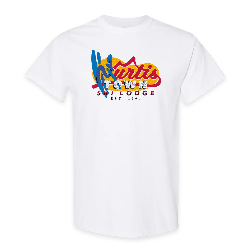 Ski Lodge White Tee