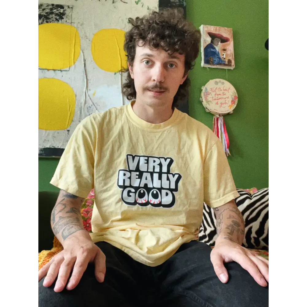 VRG Eyes Yellow Tee