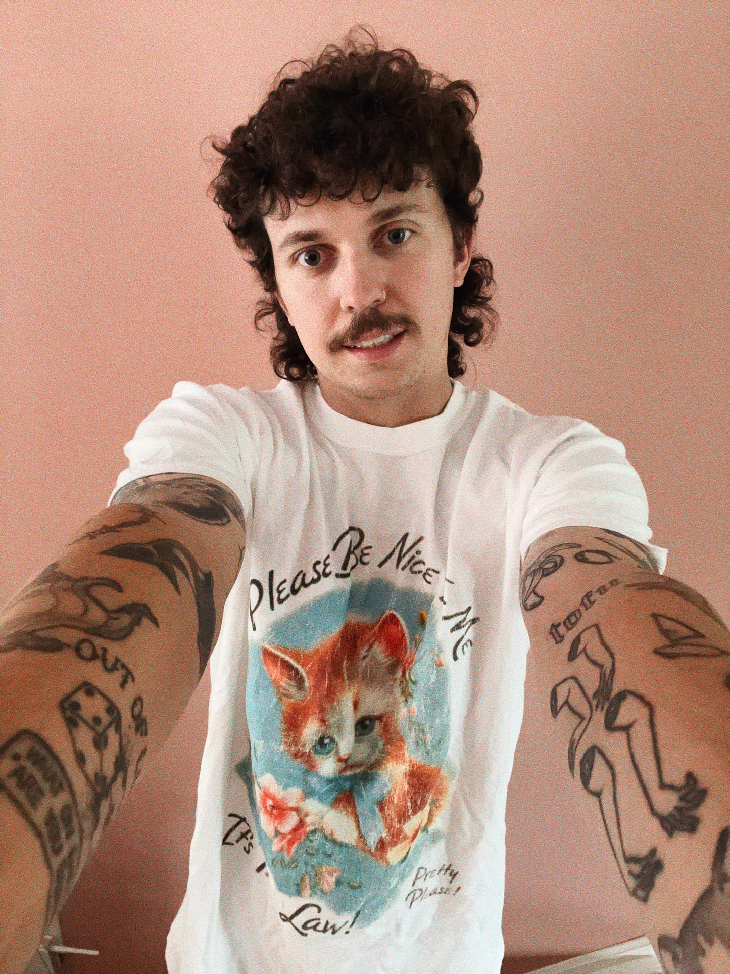 PBNTM Kitten White Tee