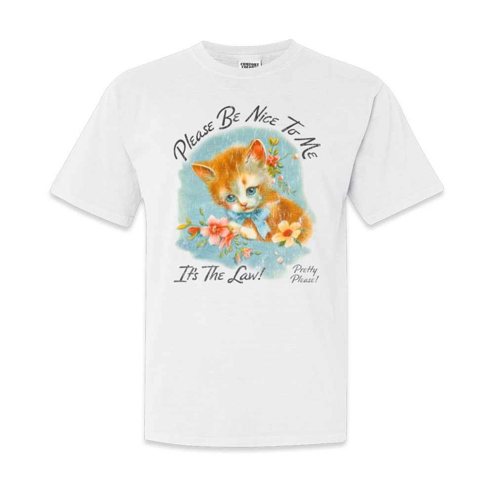 PBNTM Kitten White Tee