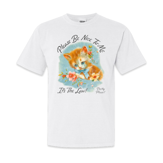 PBNTM Kitten White Tee