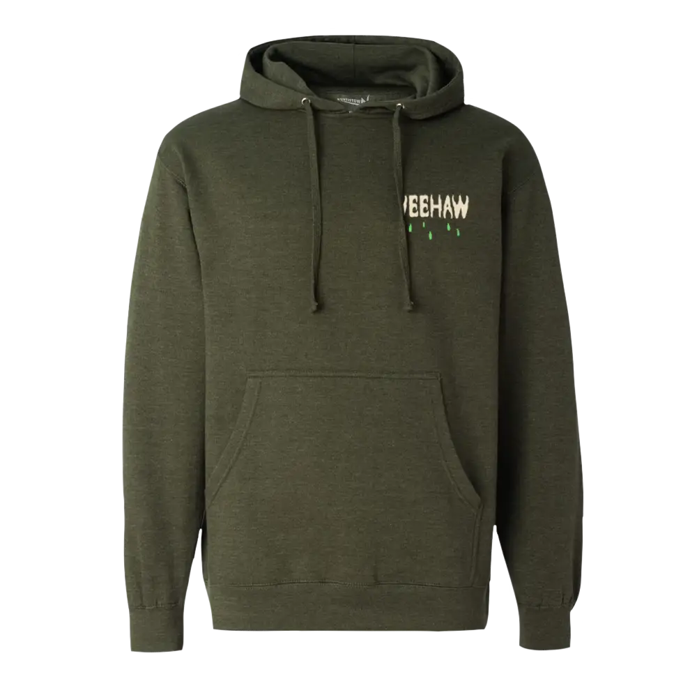 ’Blood Related’ - Army Heather Pullover Hoodie - Misc