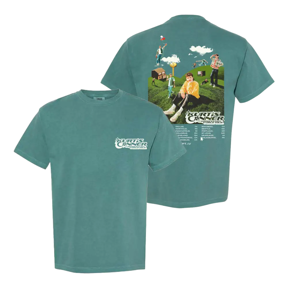 KC 2025 Fall Tour Green Tee