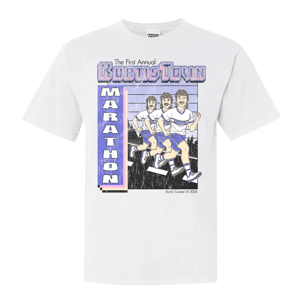 Kurtis Marathon White Tee - Other Merchandise