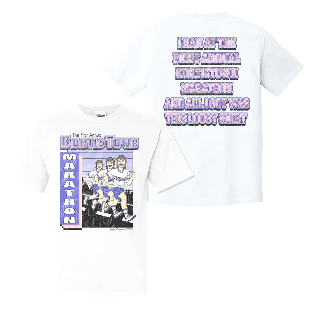 Kurtis Marathon White Tee - Other Merchandise