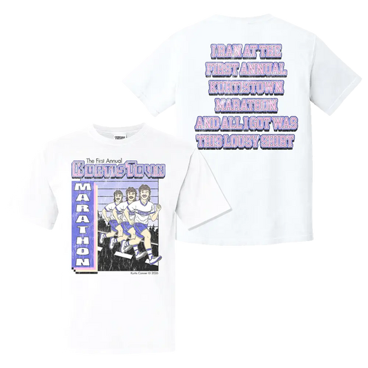 Kurtis Marathon White Tee - Other Merchandise