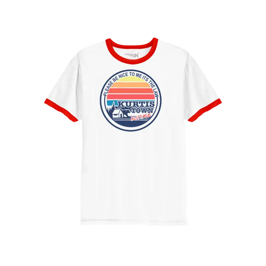 Kurtistown Kottage Red/White Ringer Tee - T-Shirt