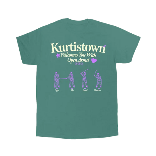 Kurtistown Welcomes You Green Tee