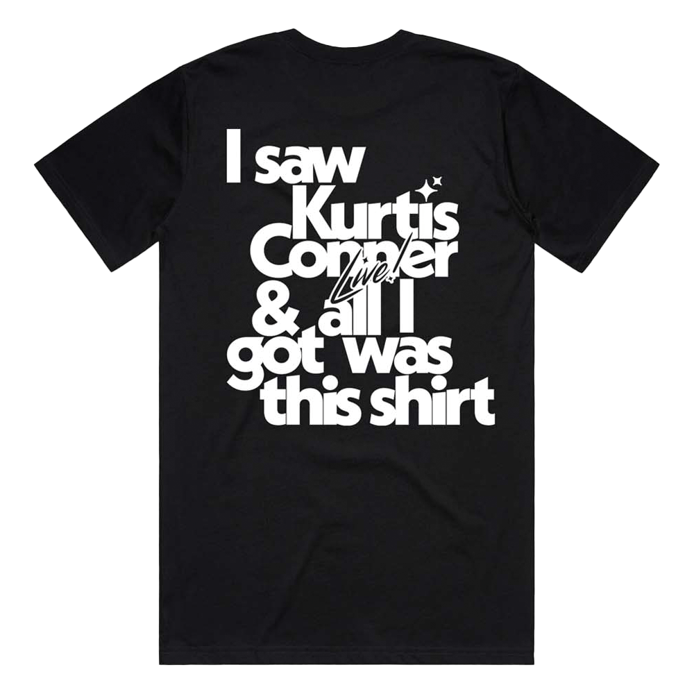 Kurtis Conner - Live On Tour - Black Tee