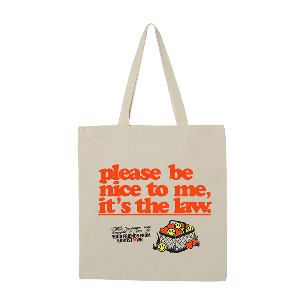 PLEASE BE NICE TO ME NATURAL TOTE